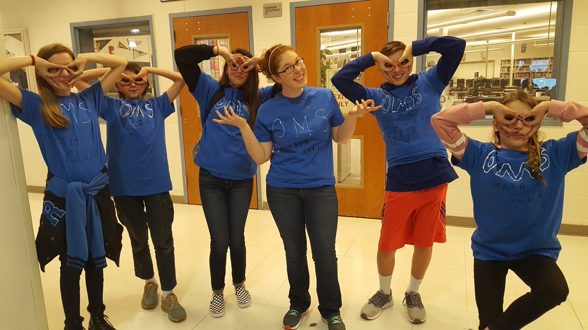 OMSFalcons's tweet photo. Our Math Team took second place at the Plateau League competition!! And, we were the most fashionable bunch, inspiring other teams to have t-shirts next year!! #Gomathletes https://t.co/wt2trxRGwj