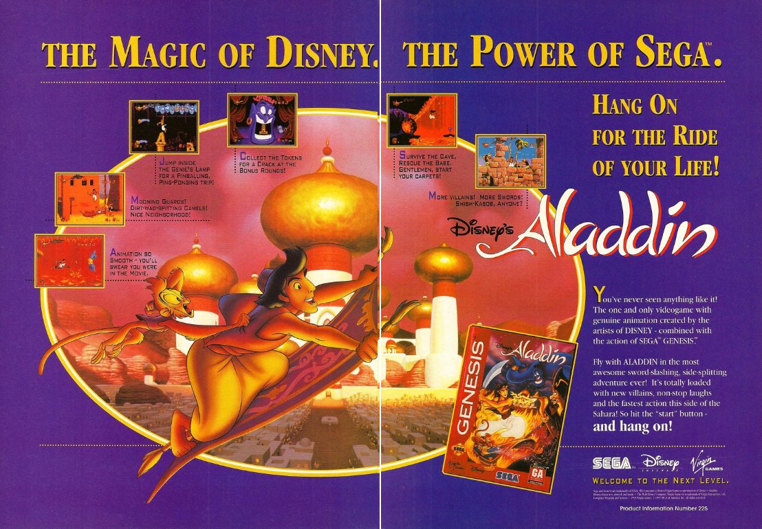 aladdin sega commercial