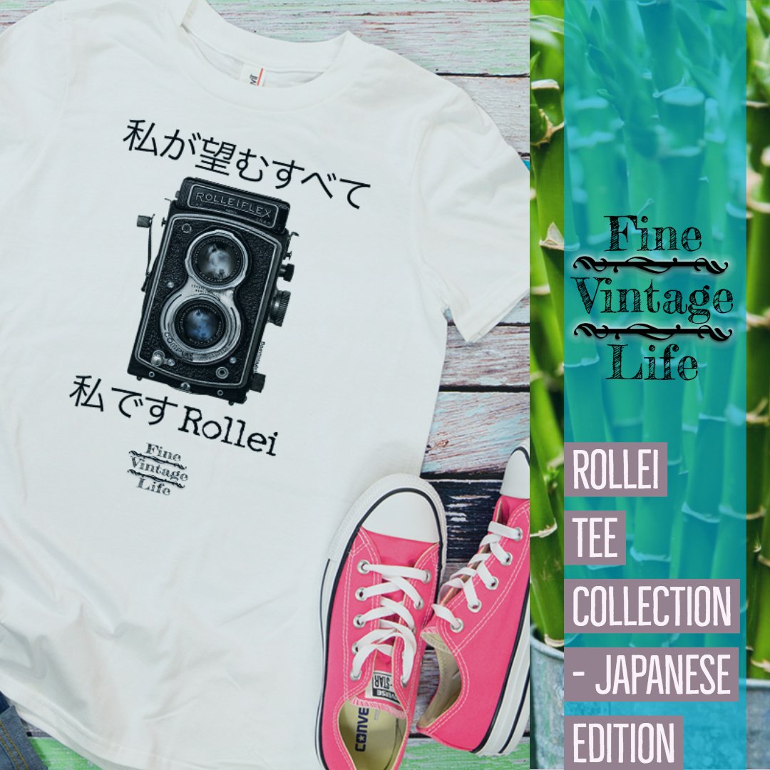 FineVintageLife's tweet photo. Fine Vintage Life's "All I Want is My Rollei" Japanese edition tee

Such an wesome vintage camera!

#rolleiflex #rollei #vintagecamera #photography #35mmfilmphotography #filmisalive #ishootfilm #filmphotography #filmisnotdead #believeinfilm

https://t.co/aHEI9G1CSR https://t.co/TPOmocBFHY