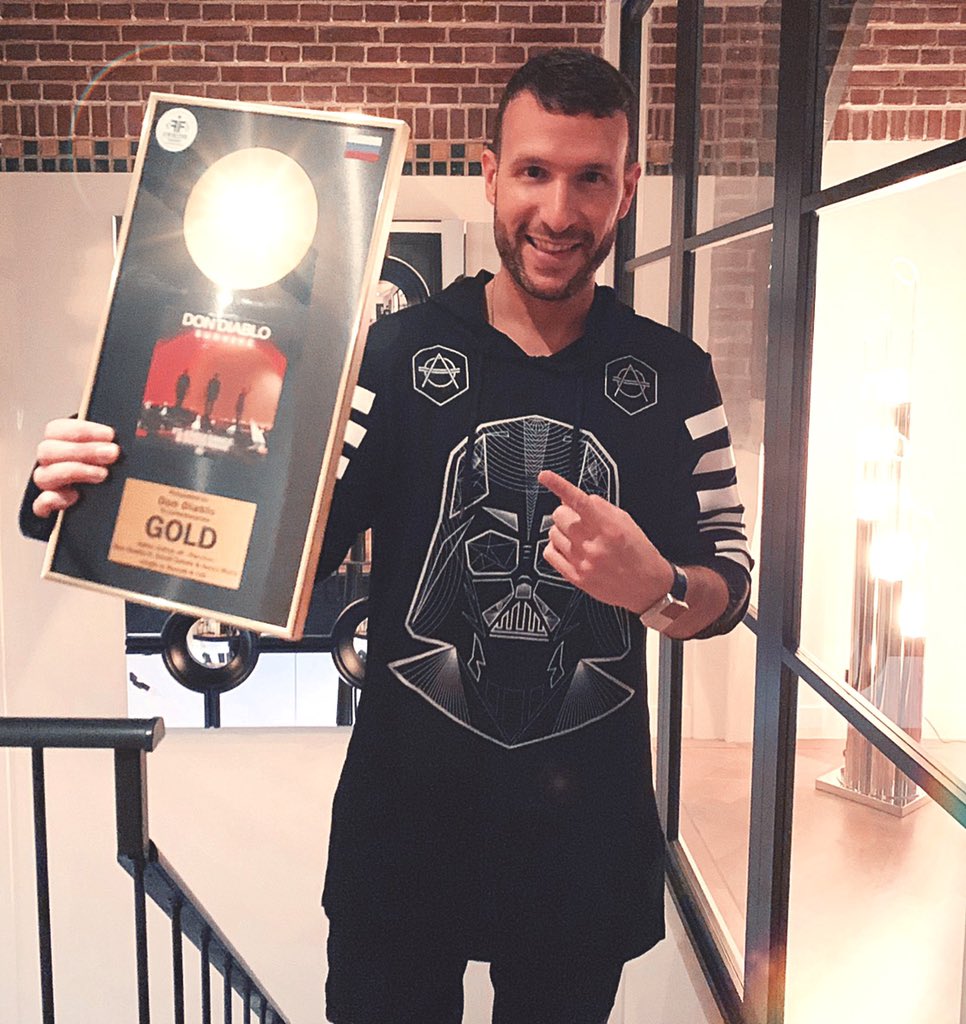 DonDiablo's tweet photo. So HAPPY! Got a new GOLD record! Survive went gold in Russia and still top20 Global Shazam 🌎 right now 😱! So it’s still growing all around the world. CRAZY! Thanks for all the love and support on this one. I am forever grateful ❤️ #Survive #Gold https://t.co/hw7Vkympqz