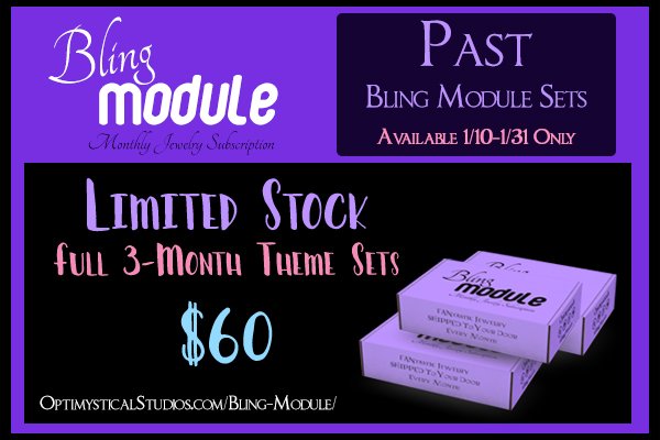 Optimysticals's tweet photo. It's Our Birthday!
Today we start our 8th year in business & we remembered to celebrate it this year!
We've opened up the #BlingModule Vault & you get a chance to pick up our previous sets.
https://t.co/iGDoSeT87r
Each set is limited & when they're gone, they're gone for good. https://t.co/aiEolgYbOY