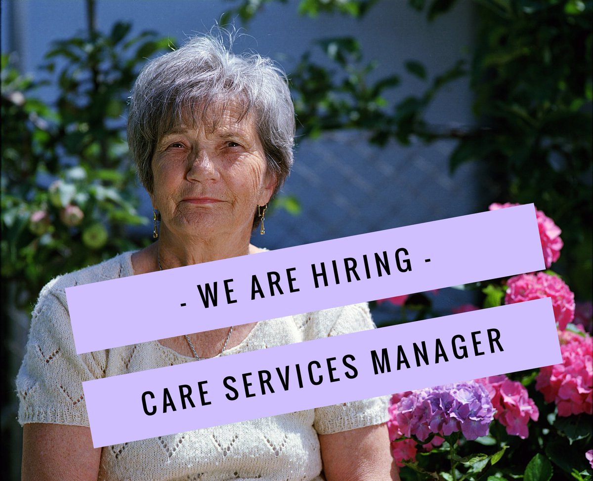 Are you passionate about supporting people to live independently in their own homes? We are currently looking for a new Care Service Manager to join our busy team. Please click here for more information about this role.  bit.ly/2sjaJds