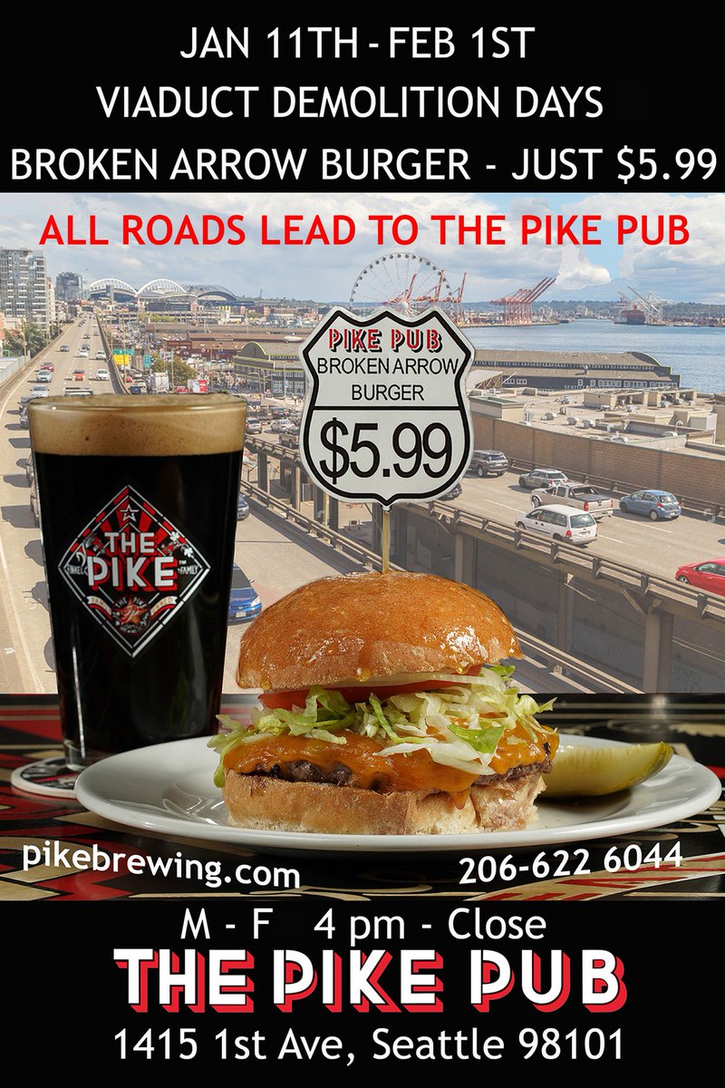 pikebrewing's tweet image. #Realign99 #ViaductShutdown #Viadoom #SeattleSqueeze