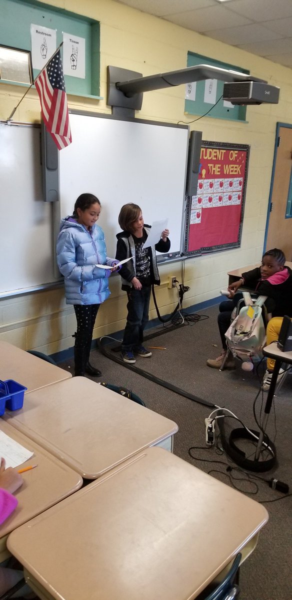 FullerFourth's tweet photo. Students presenting information on famous African Americans they researched in our African Americans in US History elective, so proud! #wcpss #fullermagnet https://t.co/ZHJKBRI0Jt