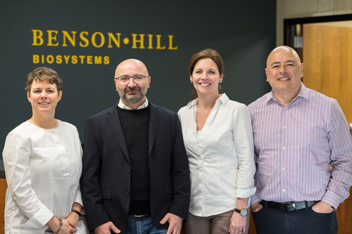 EnergyCrisp's tweet photo. We are incredibly proud and excited to welcome Roger Salameh, Kathy Flores, Adam Javan, and @nldini to the @BensonHillBio team. https://t.co/FWwPoHn4D4 Their knowledge, collaborative approach and passion for what they do is a terrific fit for our team. #BHBTeam #FoodNews https://t.co/2ZXSrZpwSF