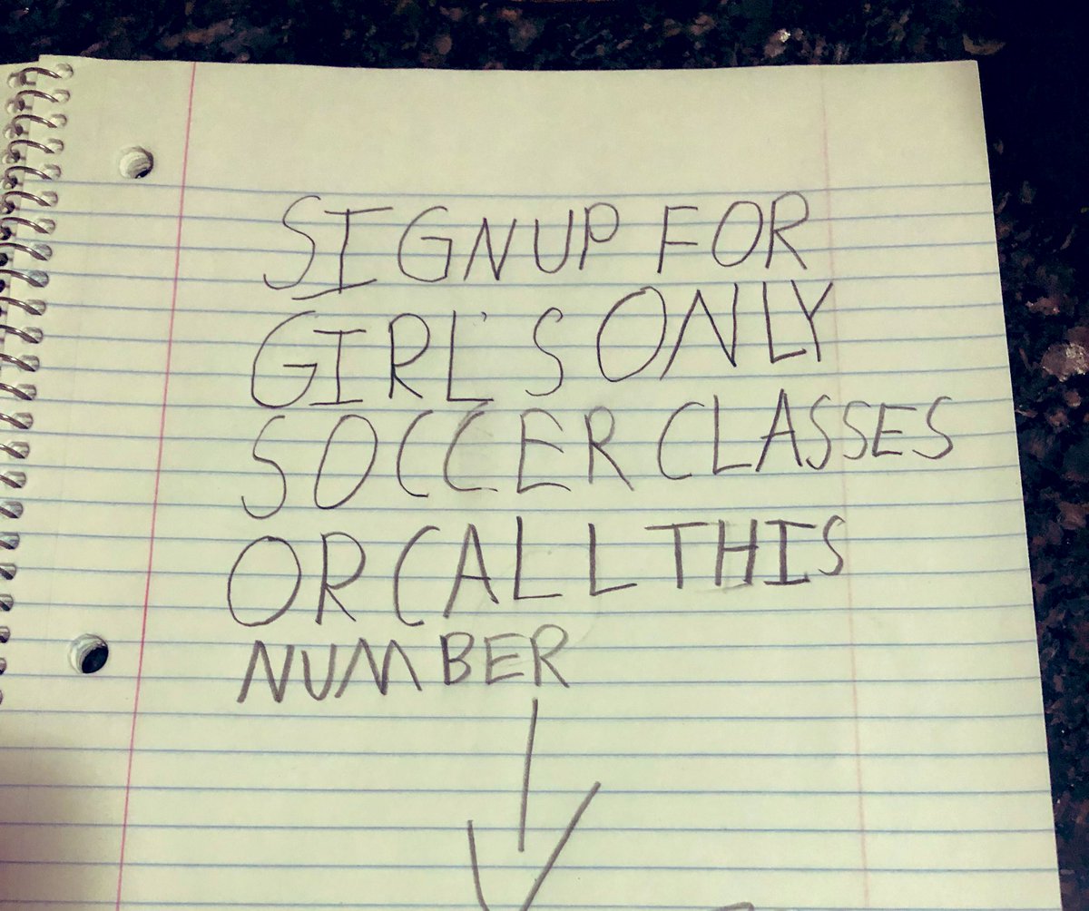 Lawd! My daughter is a feminist organizer and she’s only in the 2nd grade. She and her friends are launching a “girls only” soccer club bc the boys formed a “boys only” club. But here’s the kicker: she’s using my number as contact!  🤦🏾‍♀️✊🏽😍 #YoungFeminists
