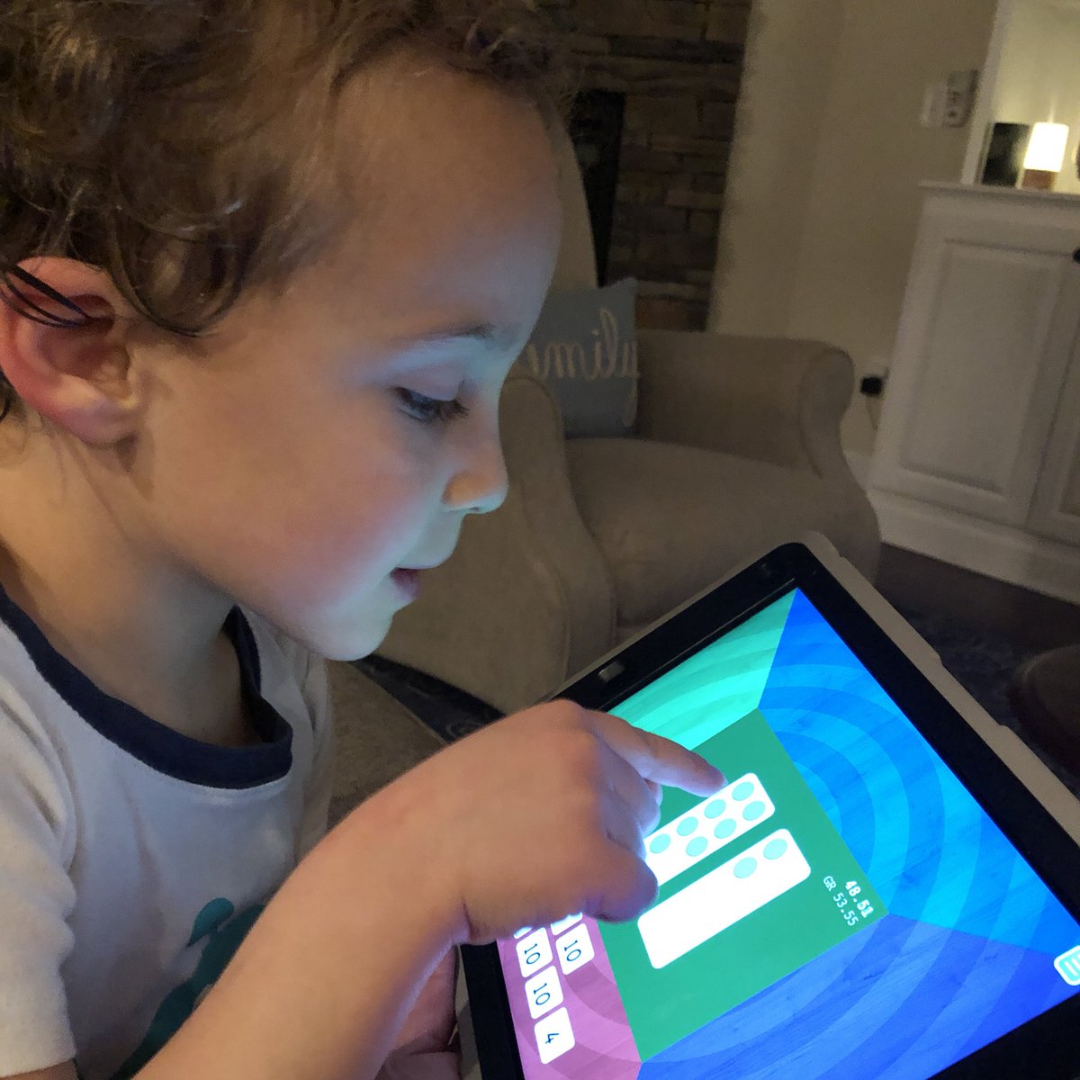 PrimarilyMedia's tweet photo. #MathSlide is an amazing app that allows students to practice fluency with number from basic recognition all the way up to fractions. It can be played one player or up to four player. #mathchat #1stchat #iteach1st #ecechat #kidsdeserveit #ShineBogerBright https://t.co/BEYEU7kRic