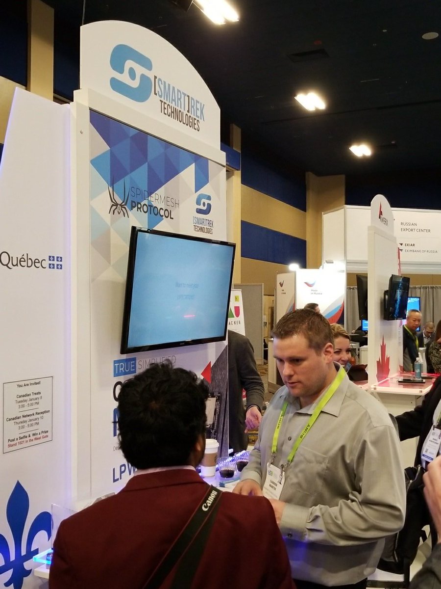 CanadaCes's tweet photo. #CanadaCES #networking #CES2019 @SmartrekTech https://t.co/fTWMgAN9lc