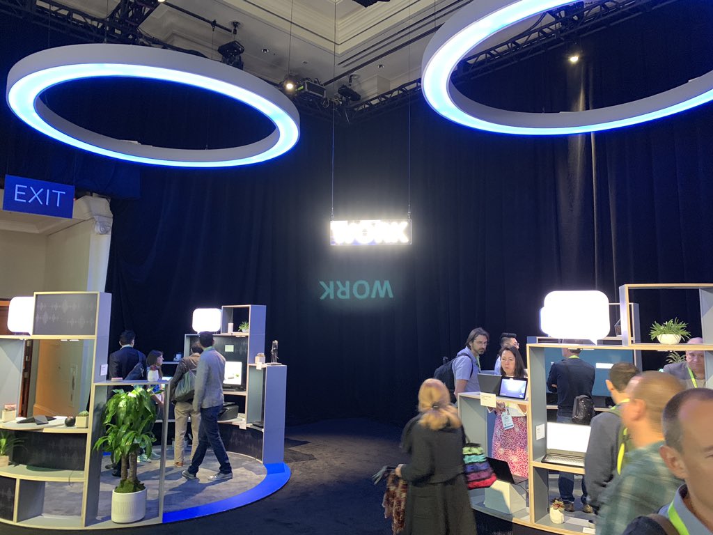Interesting to see a few examples of <a href="/Amazon/">Amazon</a> Alexa starting to appear in business devices. <a href="/Polycom/">PolyCompany</a> conference phone, <a href="/HP/">HP</a> Alexa-enables printer and <a href="/Plantronics/">Plantronics</a> Voyager headset were examples at the <a href="/Amazon/">Amazon</a> showcase at #CES2019