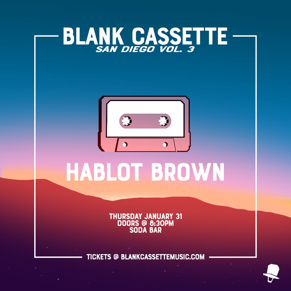 1/31 @ Soda Bar – <a href="/HablotBrown/">Hablot Brown</a> • ticketf.ly/2QLhFig
