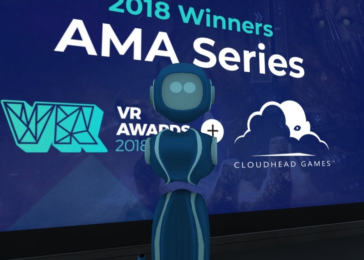 AltspaceVR's tweet photo. Meet the creators of the best #VR games of the year. Tonight you'll meet the creators of @CloudheadGames' Episode 2: Heart of the #Emberstone. Come hang out and network with other VR lovers. #socialVR #AMA @VRAwards 

Jump-in via PC, mobile or in VR: https://t.co/9Zi1NzrE8F https://t.co/8LTfj0LXQw