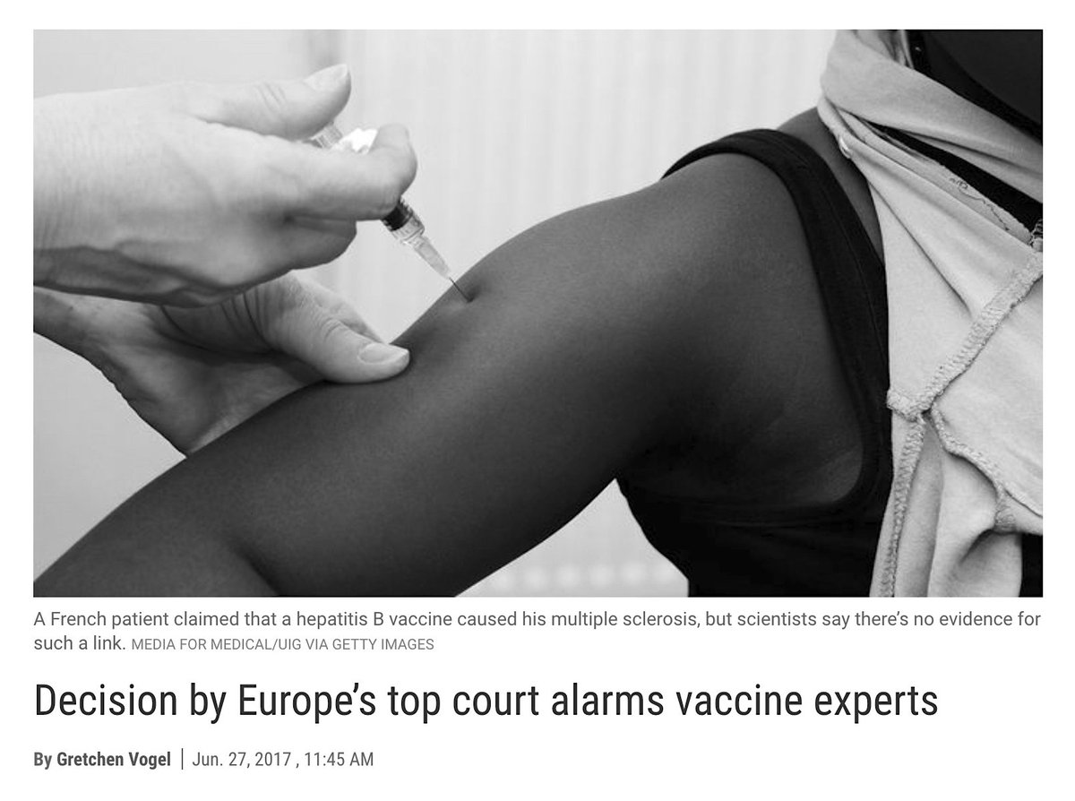 European Union’s Highest Court Deals A Blow To Science.By Gretchen Vogel, June 27, 2017.We KNOW People Of Wealth Have Been Subverting Vaccines For Decades. There Needs To Be Room Made For These Criminals At Guantanamo. https://www.sciencemag.org/news/2017/06/decision-europe-s-top-court-alarms-vaccine-experts #QAnon  #GreatAwakening  @potus