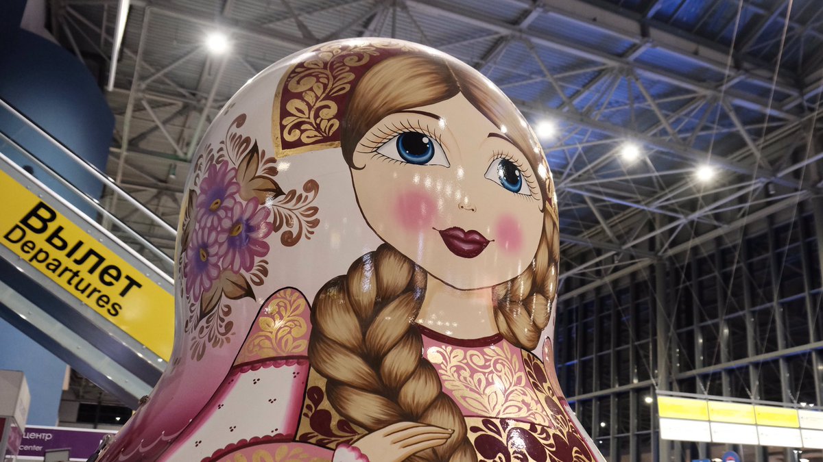 kkyam_amot's tweet photo. Giant matryoshka stacking doll at the departure hall

#matryoshka #vladivostok #vladiostokairport #siberia #primorsky #russia #visitprimorye #fujifilmxe3 #DemandPressFreedom https://t.co/NvhpY5E0zN
