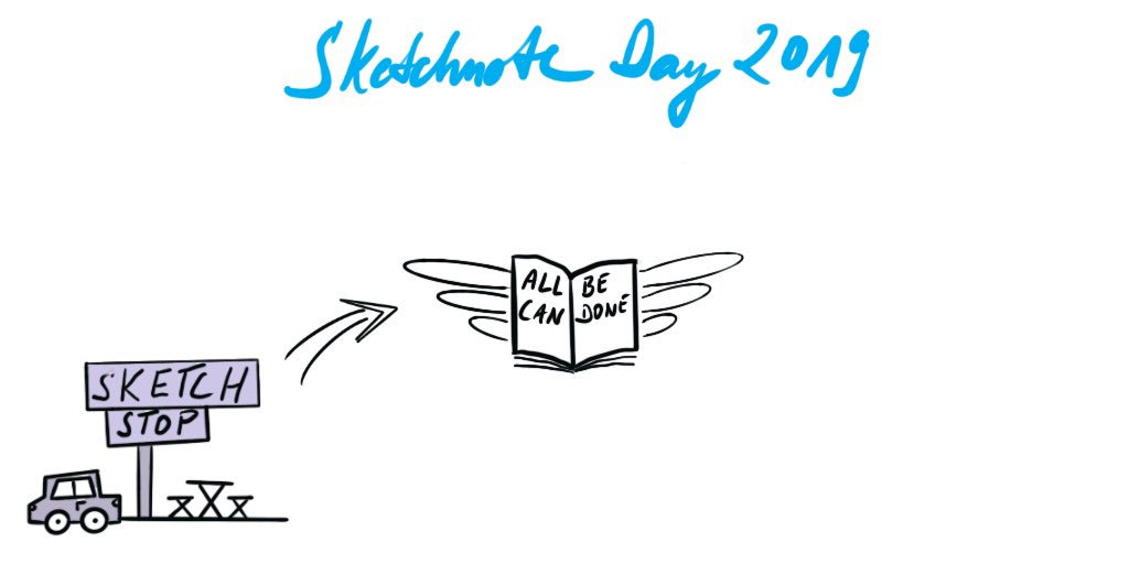 Here I am, an absolute Beginner. Having fun with more thoughts than I am able to draw! Even more possibilities with my pen than with my Camera. Part of #SNDay2019 #PasstheSketchnote <a href="/carstenfischer/">Carsten travels</a> <a href="/CindyDupras/">CindyDupras</a>