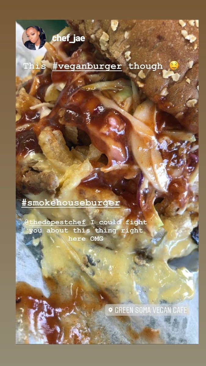 thedopestchef's tweet photo. Come see us!!! #GreenSomaVeganCafe https://t.co/cEmEtqo4zU