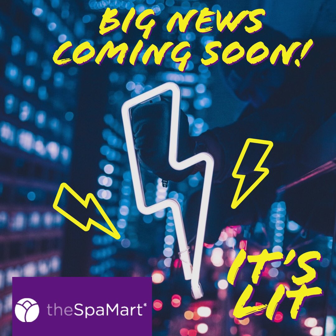 thespamart's tweet photo. Big news coming soon! Stay tuned... #bignews #bignewscoming #bignewscomingsoon #itslit #partnership #spacommunity #abmp #ABMP #massage #lmt #mobilemassage #mobilelmt #chairmassage #ascpskin #skincare #esthetics #estheticiansrock #lashlift #waxwaxwax #lashtint #nails #nailart #mua https://t.co/uPBZPyaKFm