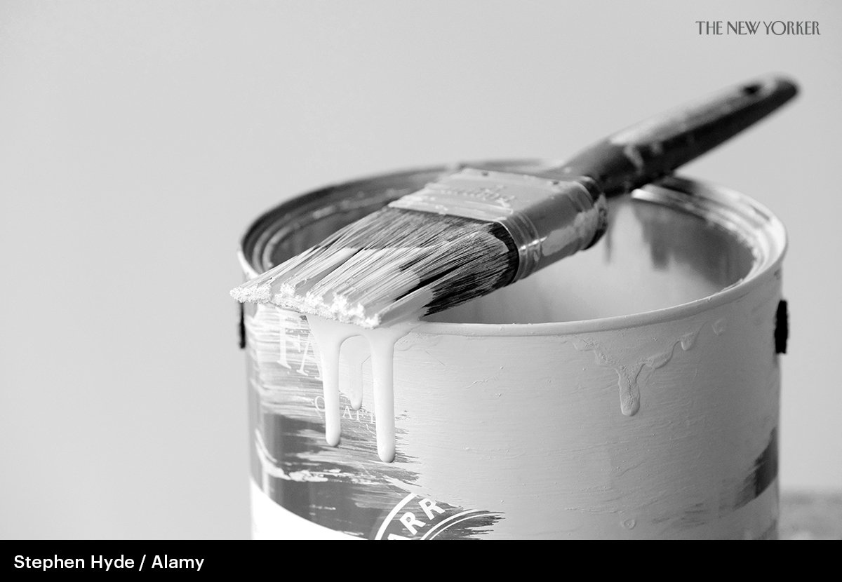 NewYorker's tweet photo. The color consultant Martin Kesselman’s new shade of white has been compared to “a perfect glass of 2%” milk: https://t.co/wKF1KXy1eT https://t.co/MnX5rmCdQj