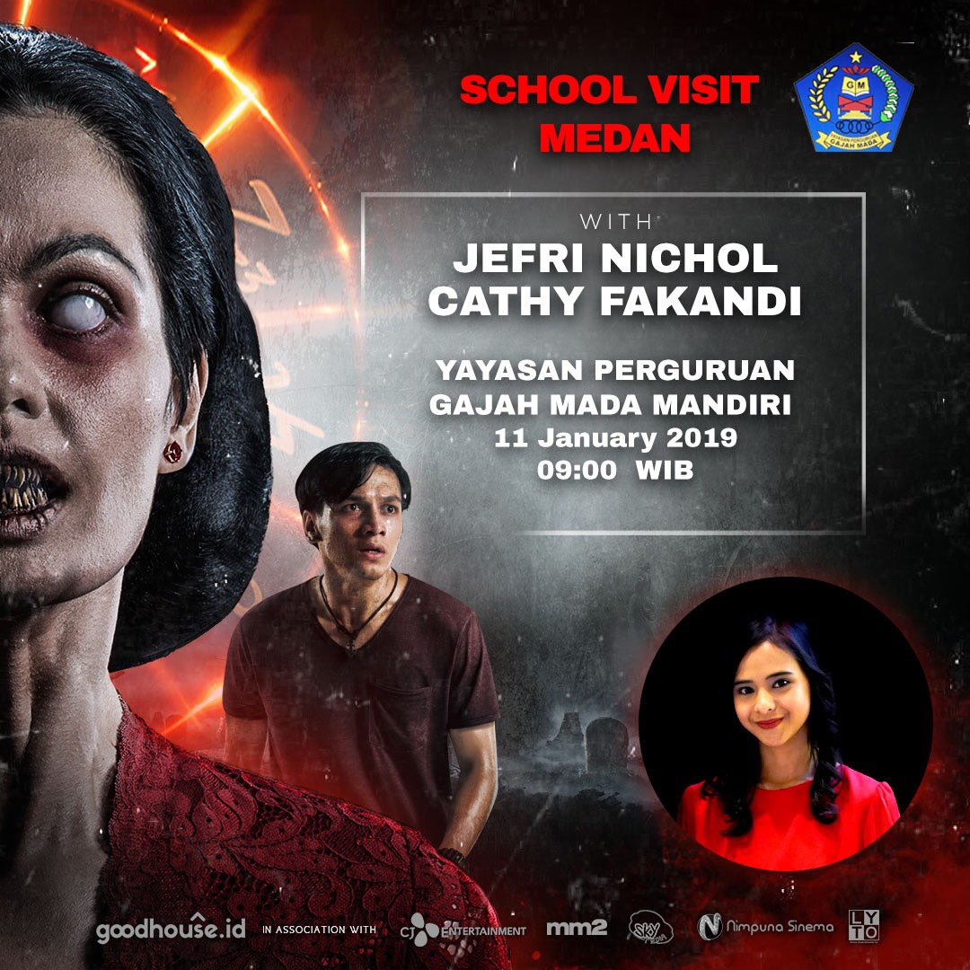 Mau sekolah kamu di datengin cast #DreadOutTheMovie? Cek Instagram kita untuk info lengkapnya ya ;)