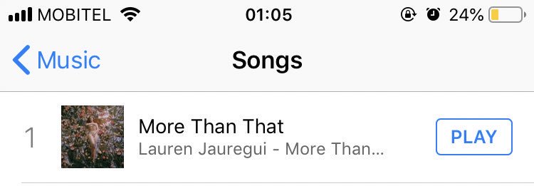 LMJUpdates's tweet photo. #UPDATE | "#MoreThanThat" is #1 on iTunes Slovenia. #MoreThanThatAtMidnight https://t.co/RuKNkssm25