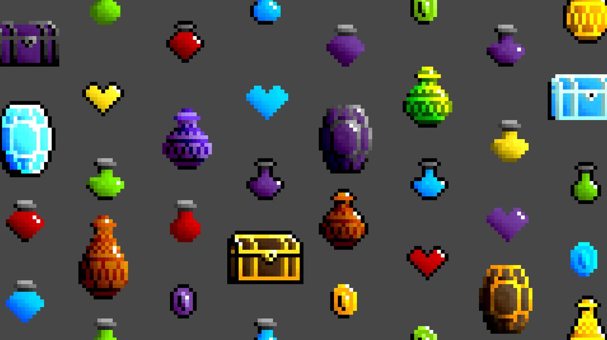startledpixels's tweet image. You can now get our 2D Pixel Item Asset Pack for FREE forever!! Available on the Unity Asset Store and itch.io.

Unity: assetstore.unity.com/packages/2d/gu…

itch: indiependentfish.itch.io/2d-pixel-item-…