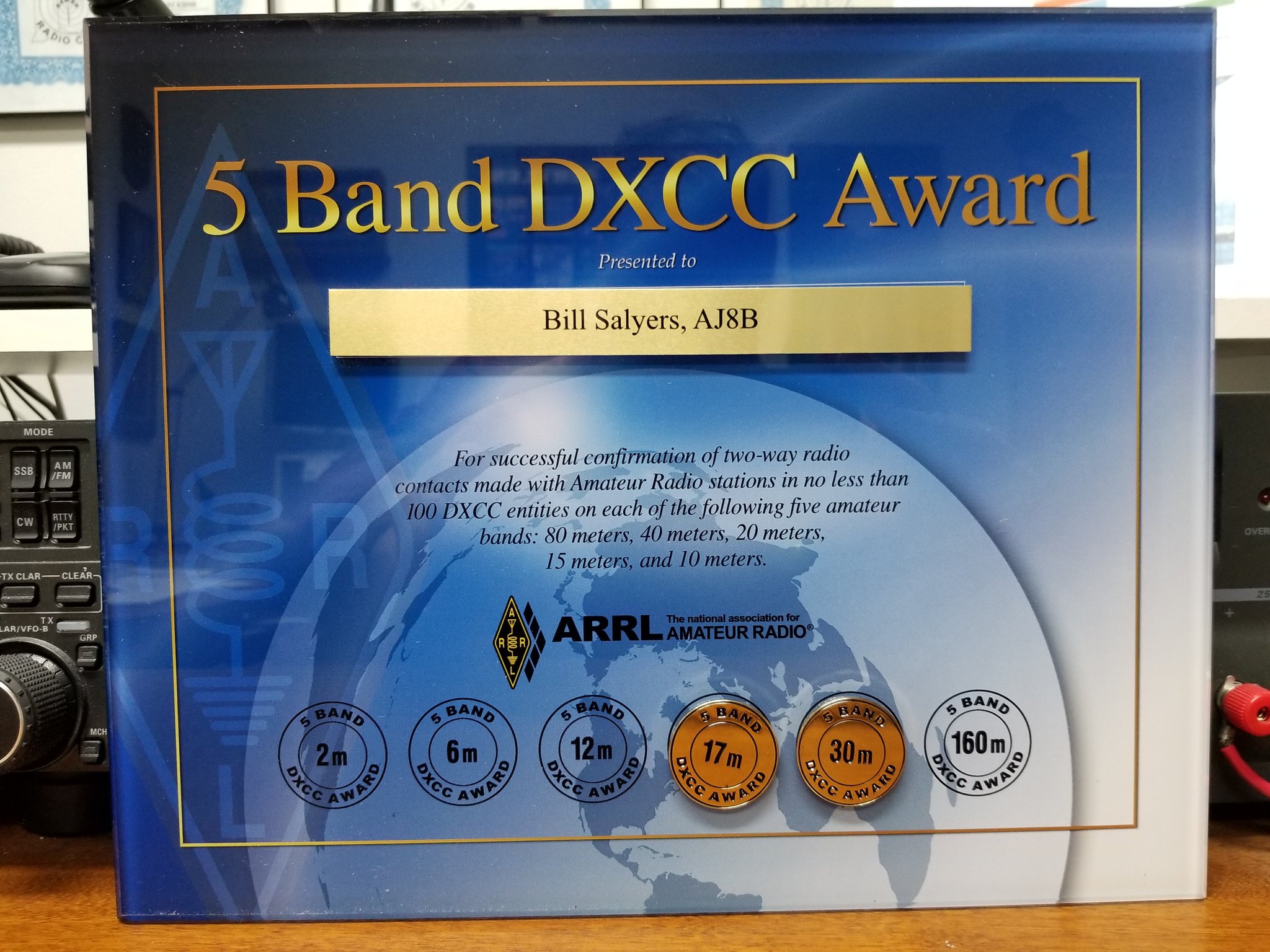 Aj8b On Twitter Christmas Came A Bit Late But 7 Band Dxcc Https T Co Jicfeusdjr Twitter