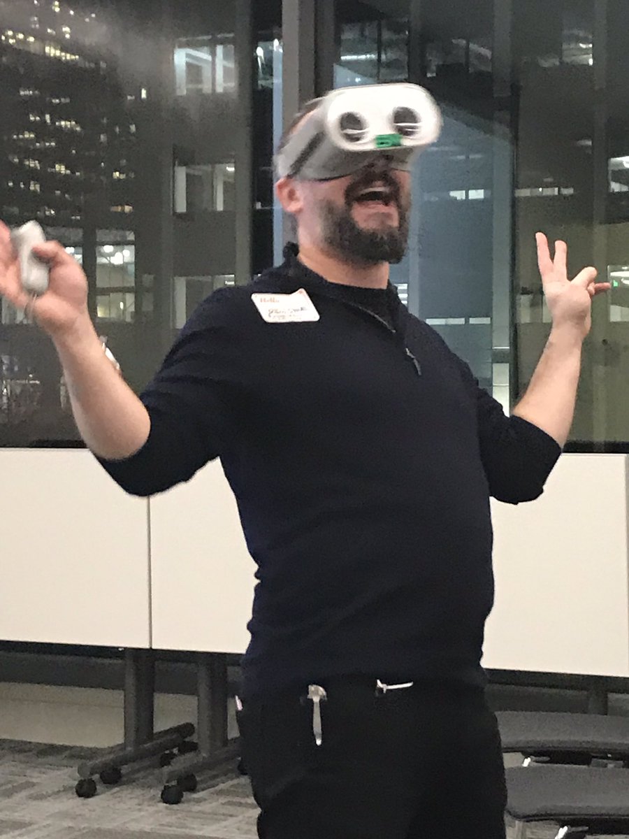 He’s watching me #oculusgo #eastsidevr #ESVR #VirtualReality #vrmeetup <a href="/esidevr/">Eastside VR</a>