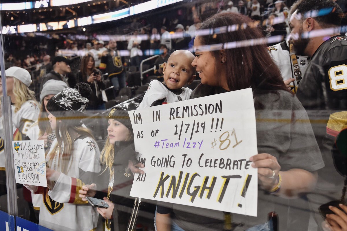 GoldenKnights's tweet photo. 💜💜💜 #TeamIzzy #VegasBorn https://t.co/vgLhzJTJ83