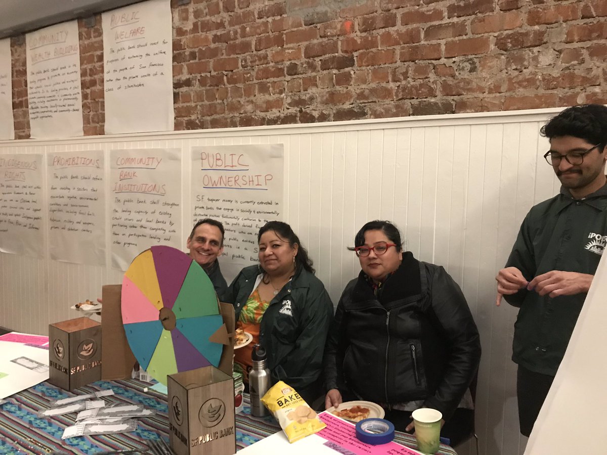 PODERSF's tweet photo. Great turnout for SF Public Bank campaign launch! Public Bank Now! Public funds for public good, not private greed! #DivestSF https://t.co/zd3ZsBkSC5