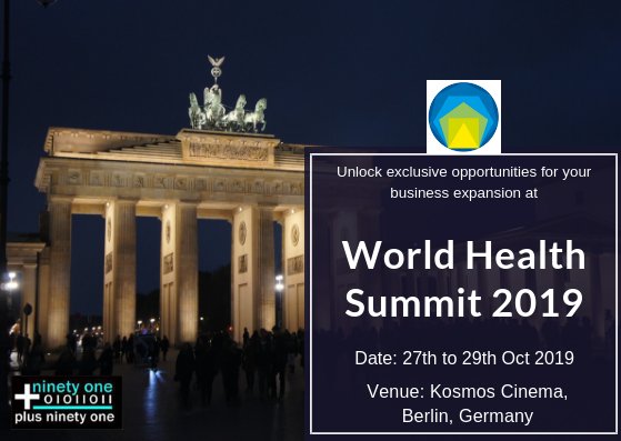 Plus91 (@plus91) on Twitter photo Come to #Berlin on 27-29 October and connect with stakeholders and decision-makers from every field in the healthcare spectrum at World Health Summit 2019. <a href="/WorldHealthSmt/">World Health Summit</a> Come to #Berlin on 27-29 October and connect with stakeholders and decision-makers from every field in the healthcare spectrum at World Health Summit 2019. <a href="/WorldHealthSmt/">World Health Summit</a>