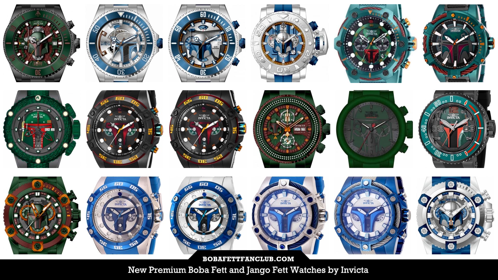 boba fett watch invicta