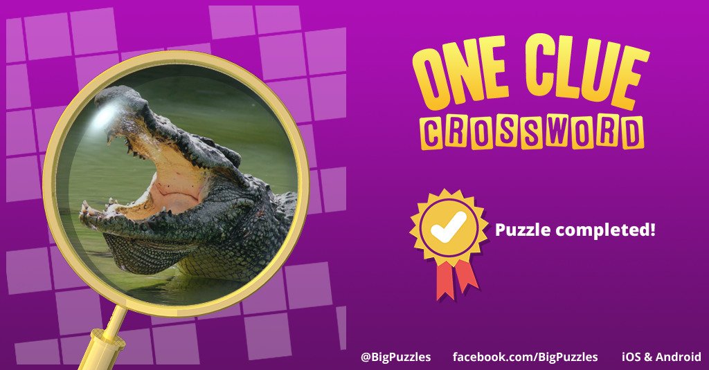 httpbitchin's tweet image. I completed a puzzle in One Clue Crossword. Play now for free!
onecluecrossword.com #OneClueCrossword