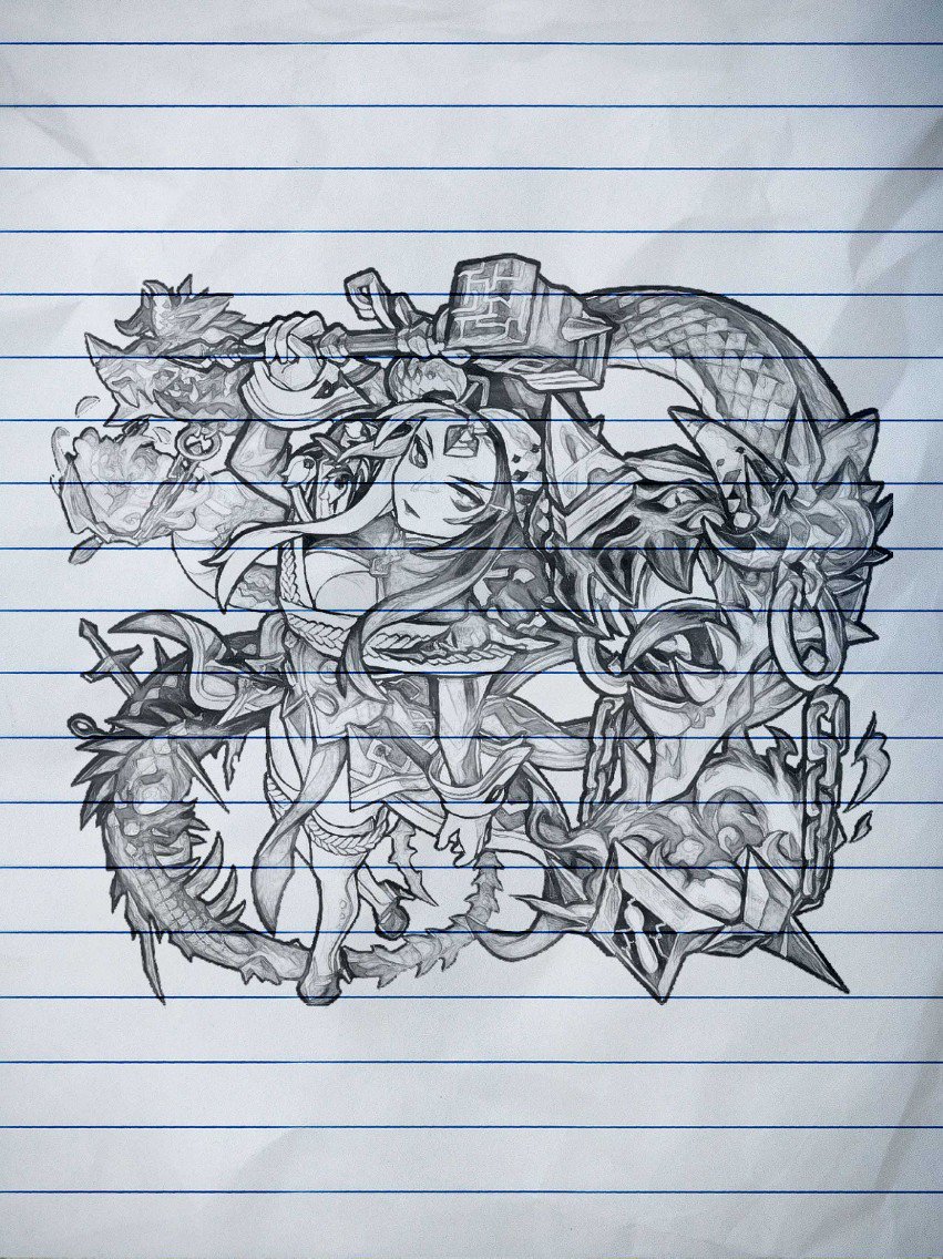 Twitter இல れもん 前の描いてみたみたいなやつ再投稿 モンスト エスカトロジー 前は上手かったのに 今では D トホホ お絵描き 少しでもいいなと思ったらいいね モンスト好きと繋がりたい 上手い 下手置いといて私の絵好きだよって言ってくれる人rt