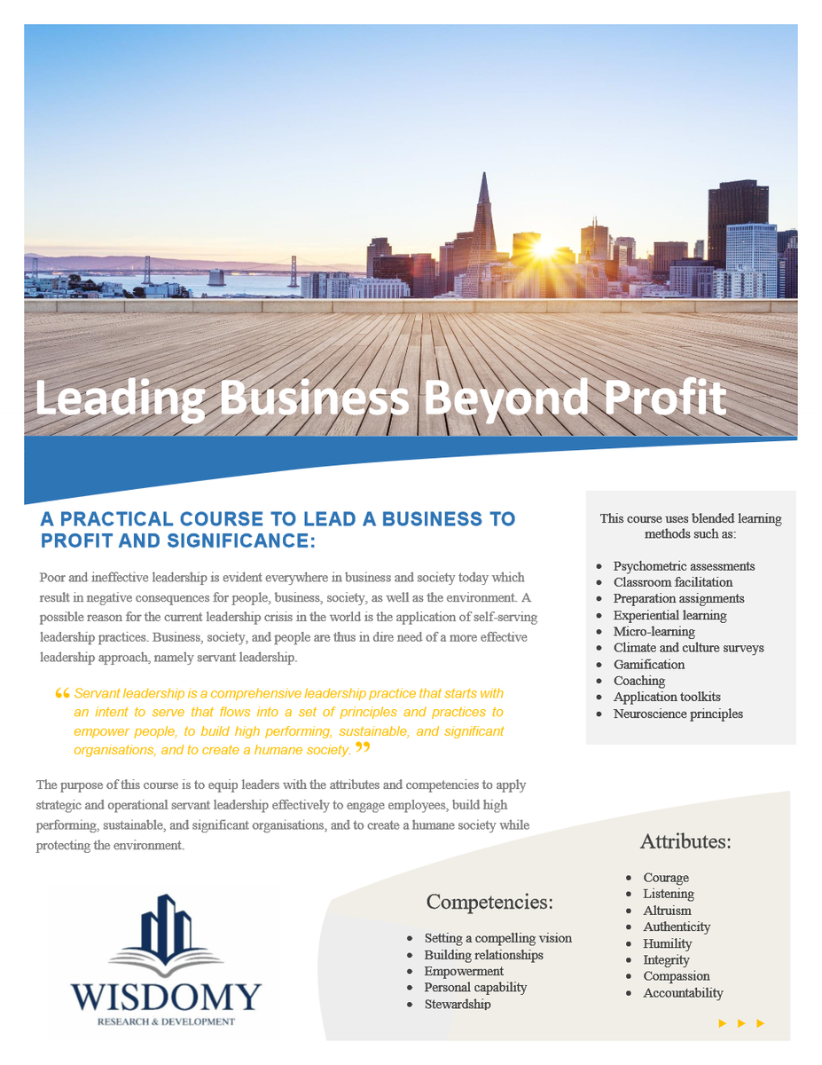 WisdomyConsult's tweet photo. Bookings for new leadership course now open. Bookings can be made at https://t.co/0cJQ2jSIha. This course can also be delivered in-house. https://t.co/TvoT1DC8Ih