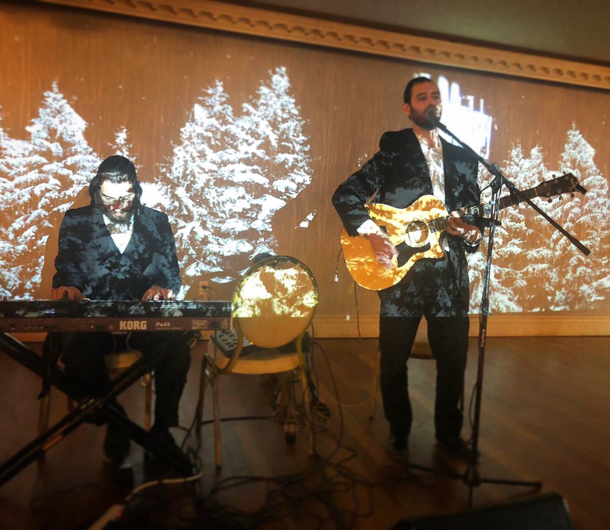 #winterwonderland #barmitzvah in #BoroPark with #music by #YumiLowinger on #keys #lighting by @meirkolkdesign #guitar #musician #singer #acoustic #guitarist #acousticguitar #song #livemusic #winter #event #snow #events #singing #vocalist #cold #wintertime #mazeltov #simcha