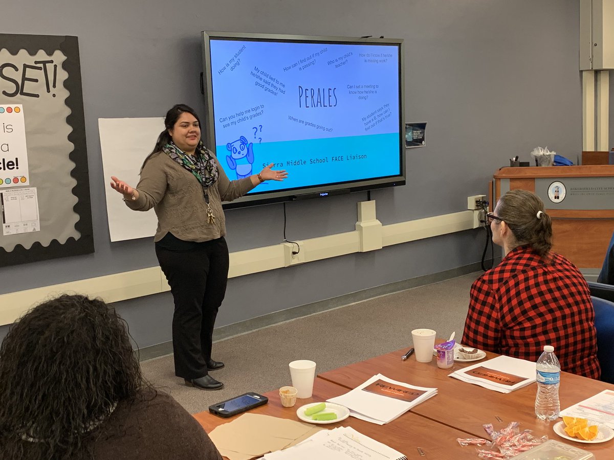 BcsdFace's tweet photo. Todayโs FACE PD was packed full of great presentations. The knowledge base of our FACE team continues to grow as they learn to connect with parents and the community. #teamBCSD #tramFACE https://t.co/vfKvALX3qP