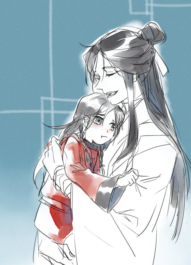 I reached chap 136 today and was rewarded with the cutest hua cheng!!!! #天官赐福 #HeavenOfficialsBlessing