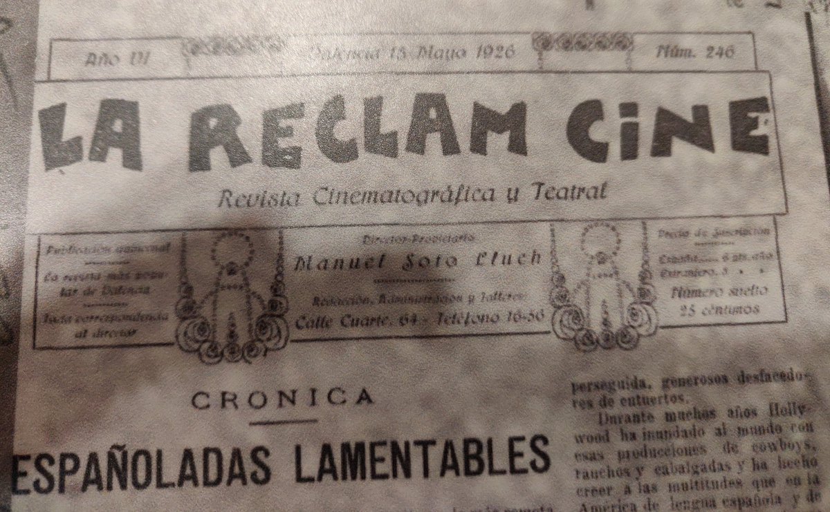 #ofenditos en España ya había en 1926. Nada es nuevo, aunque los estereotipos cambien.