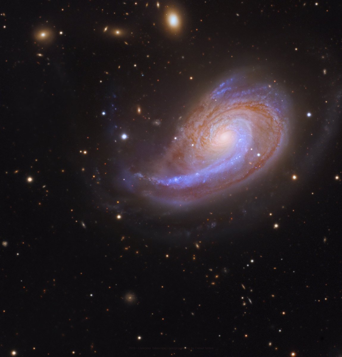 AstroCityMe's tweet photo. 🌠 NGC 772 - spiral #galaxy in Aries. Around 200,000 light years in diameter, NGC 772 is twice the size of the Milky Way Galaxy.
👤 Processing author: Daniel Nobre
#astronomy #space #nightsky #longexposure #sky #milkyway #telescope #cosmos #hobby #cosmos  #nasa  #nightshoot https://t.co/MiEc49KGp4