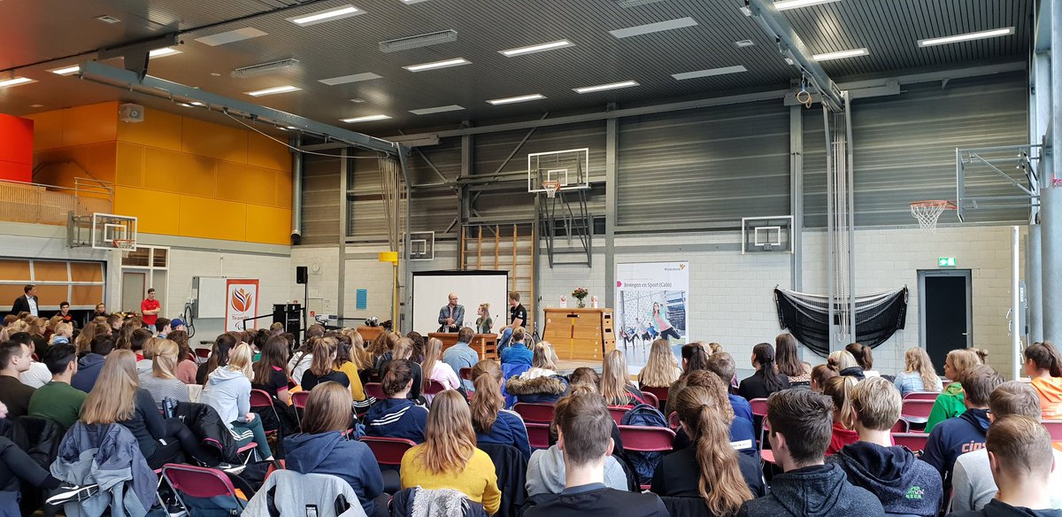 Paralympic Experience Day start bij @CaloZwolle ism <a href="/nocnsf/">NOC*NSF</a> . Nu College Tour met heftige verhalen. Later workshops voor Calostudenten #aangepastsporten #calo #windesheim