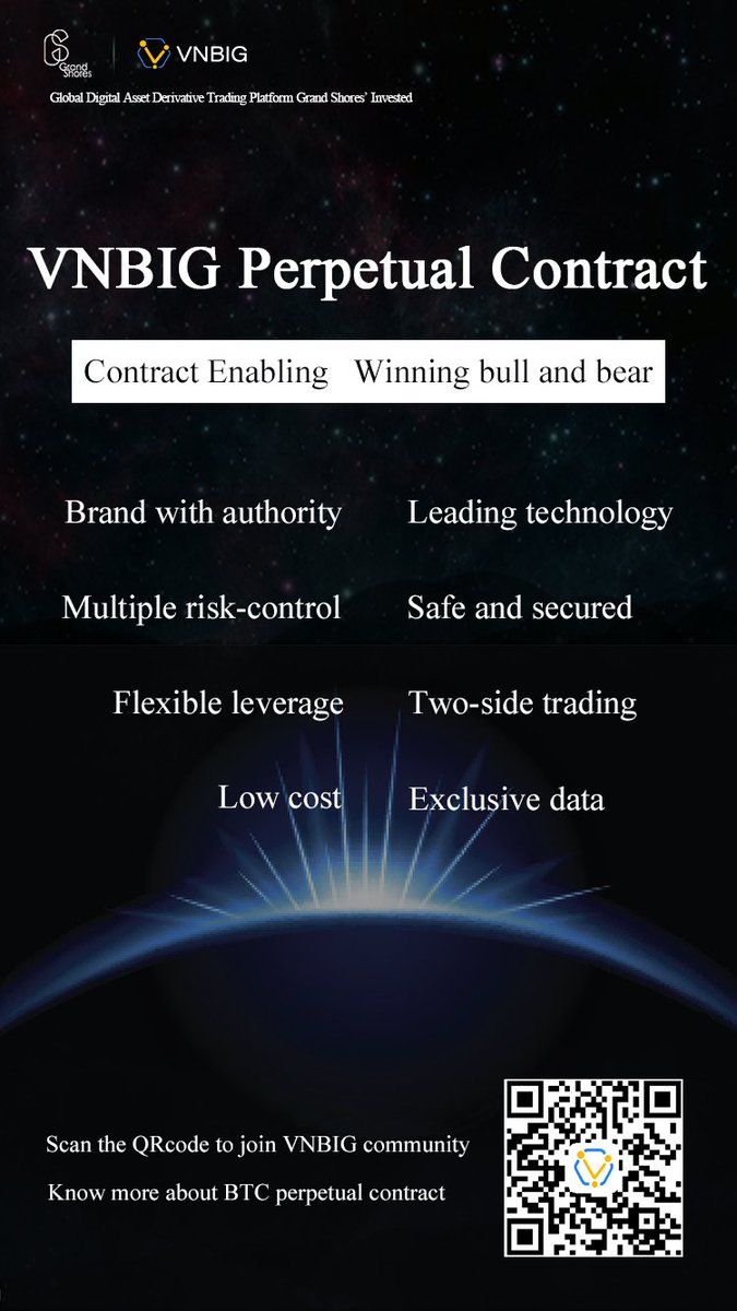 VnbigGlobal's tweet photo. VNBIG PERPEPTUAL CONTRACT

Contract Enabling – Winning bull and bear

Telegram：https://t.co/QjqypYX3cU 
Twitter: https://t.co/TnBgm0Imu3 
website: https://t.co/NiMUfyY1yj

Perpetual contract website: https://t.co/swi9VJN92i
#VNBIG #Blockchain #Perpetual #Bitcoin #USDT https://t.co/2VqCNVCnm8