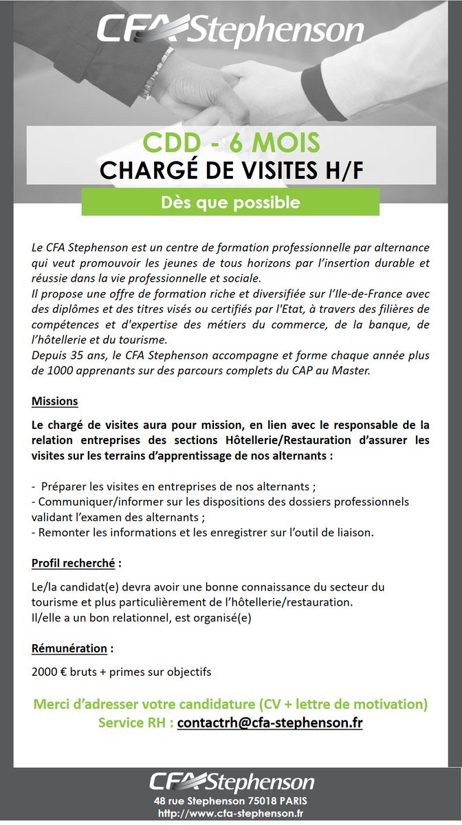 Lettre De Motivation Cfa Hotellerie Restauration
