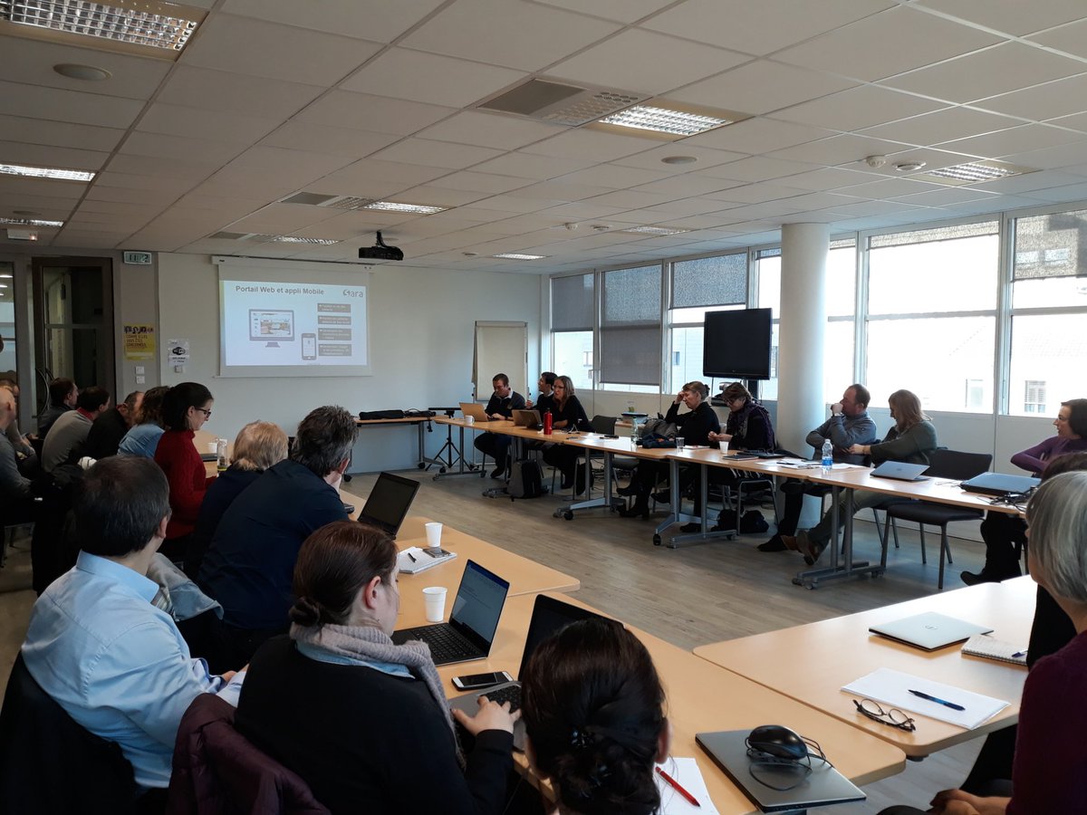 SanteARA's tweet image. Première réunion des équipes SARA a l occasion des voeux