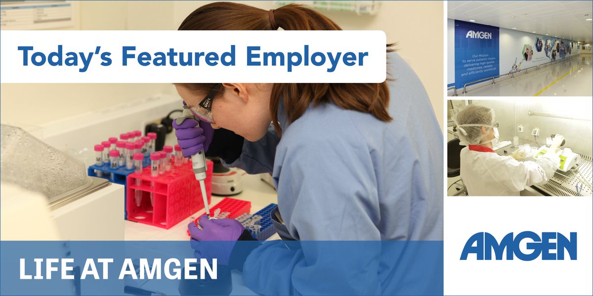 Today's featured employer is @Amgen. Find out more about the pharma giant here: siliconrepublic.com/employers/life… https://t.co/NmrThhwzDw