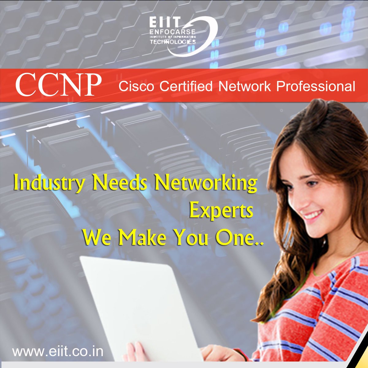 Boost your career with certified CCNP trainer at EIIT NOIDA, Complete Lab Solution with 100% job assistance.
#CCNP #NetworkingCourse #EIIT