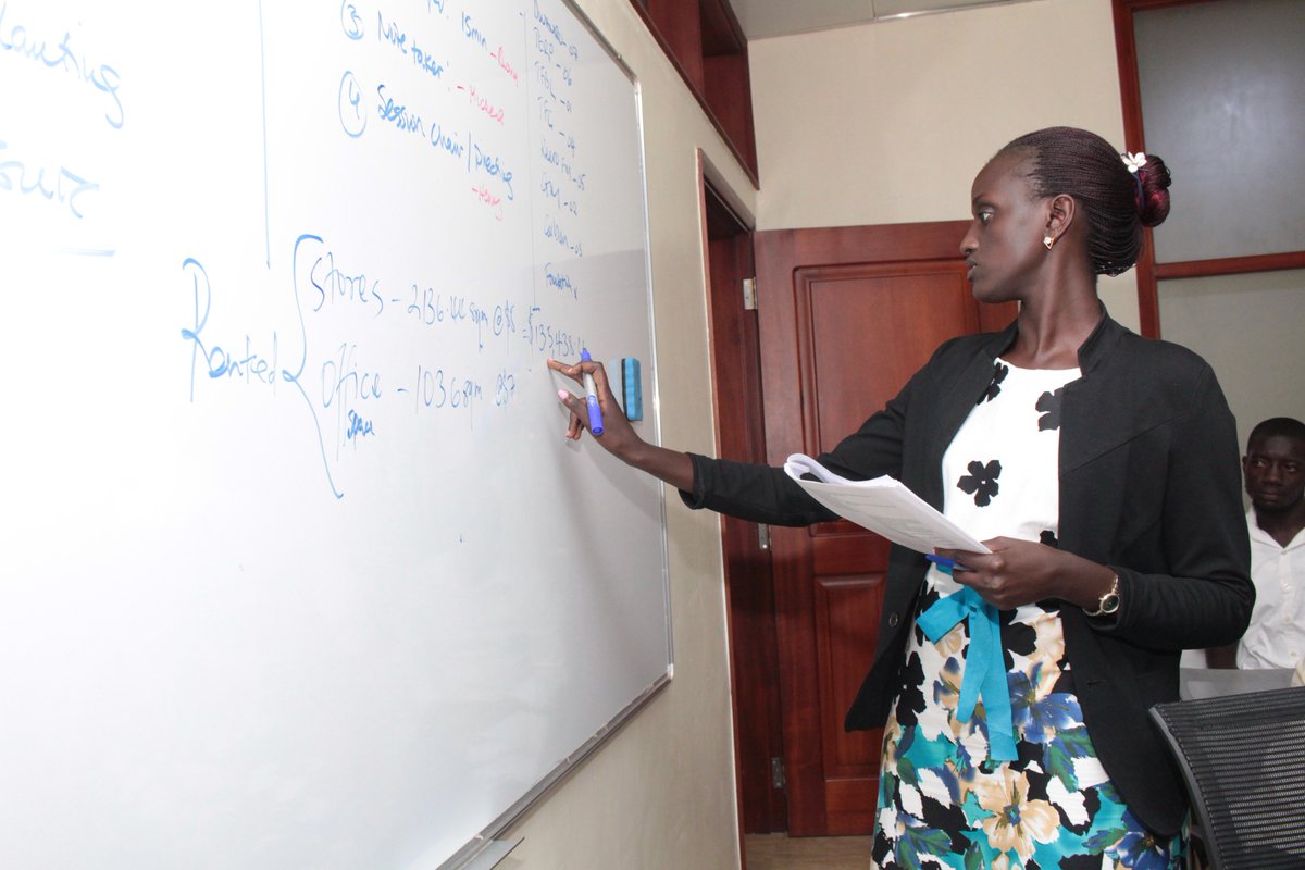 corbanspaces's tweet photo. @corbanspaces and Tomosi Foundation's Miss Sarah Kinshaba presents her Units' new commitments and goals for the new year 2019 to the Group's Directors and Staff.
#MadeInAfrica https://t.co/iXF1fuoSM3