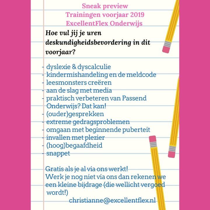 Excellent020's tweet image. Leuke trainingen om jezelf te blijven ontwikkelen!!