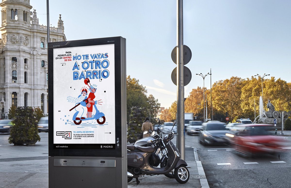 Orgullosos de presentar "No te vayas a otro barrio", nuestra nueva campaña para el Ayuntamiento de Madrid bajo el concepto “Madrid es 21” 🙂👏