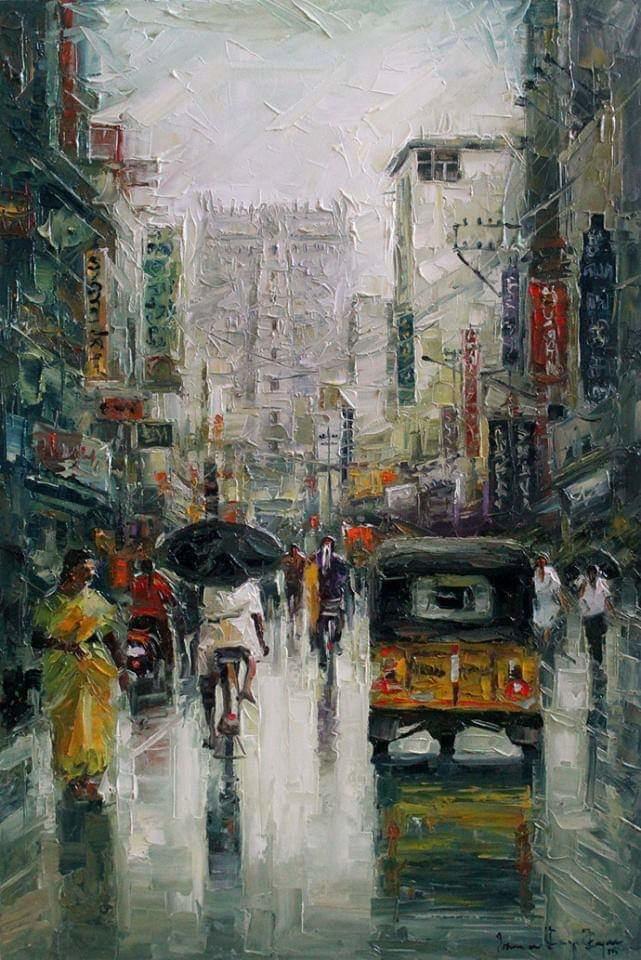 nadhiyamali's tweet photo. A painting by Iruvan Karunakaran
Absolutely no words! https://t.co/E2Oo9FvNbW