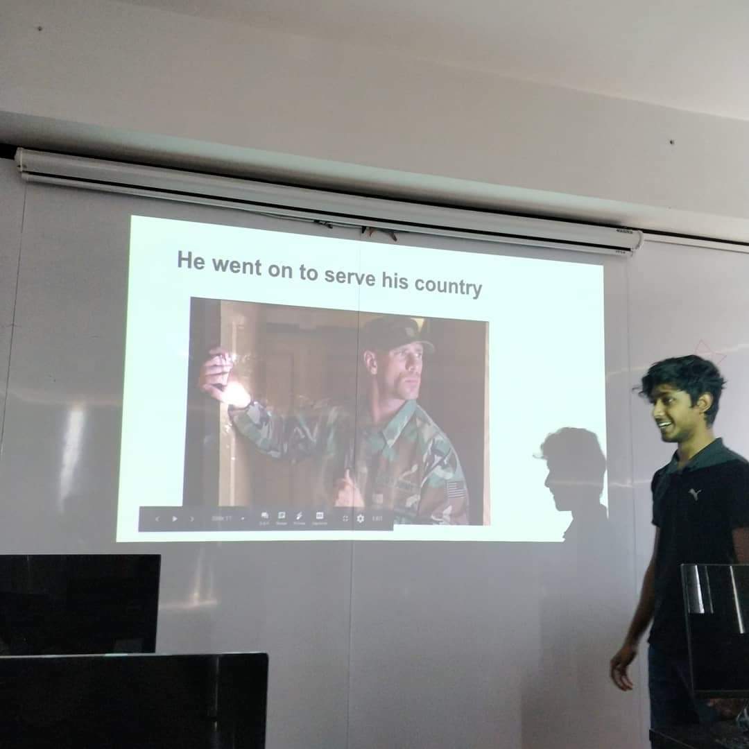 Jayampathi's tweet photo. when students do a presentation without any preparation.. @JohnnySins #johnnysins #SriLanka https://t.co/MhSfHHEL5W
