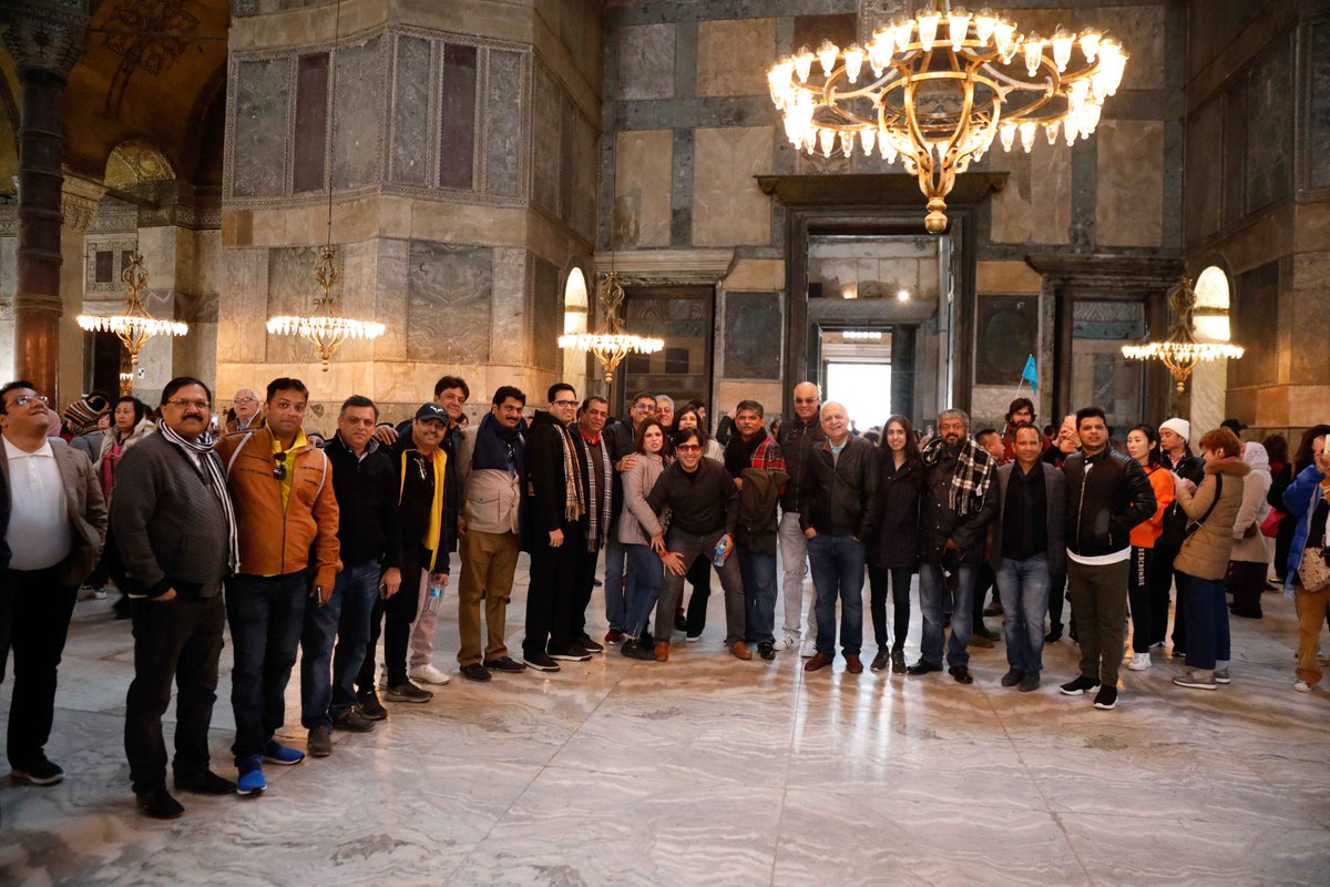 TheWovSeries's tweet photo. A Perfect Combination of Work &amp; Vacation. Team #WOVIstanbul2018 Touring at The Iconic Hagia Sophia Mosque in Istanbul,Turkey.
#WorkOnVacation #Informal #Networking #CityTour #WOVMoments #Architects #InteriorDesigners #Manufacturers 
@_RRGlobal @WillowViiew @wdsmumbai @Farhat0206 https://t.co/OHzp3O0l5o